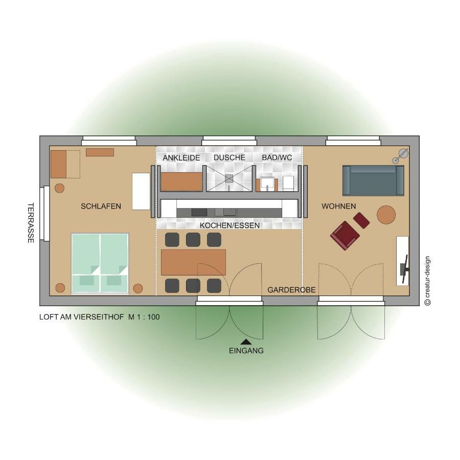 Alte Hofwerkstatt Apartamento Gaußig Exterior foto